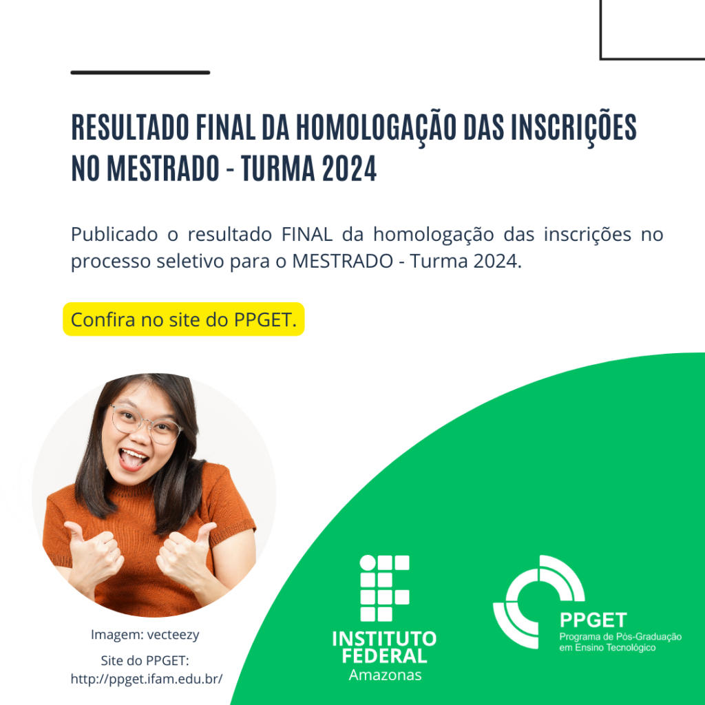 Edital de homologação das inscrições - Instituto Saber